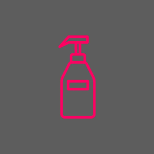 凝胶, 泡沫或液体肥皂分配器泵塑料瓶。矢量 i — 图库矢量图片