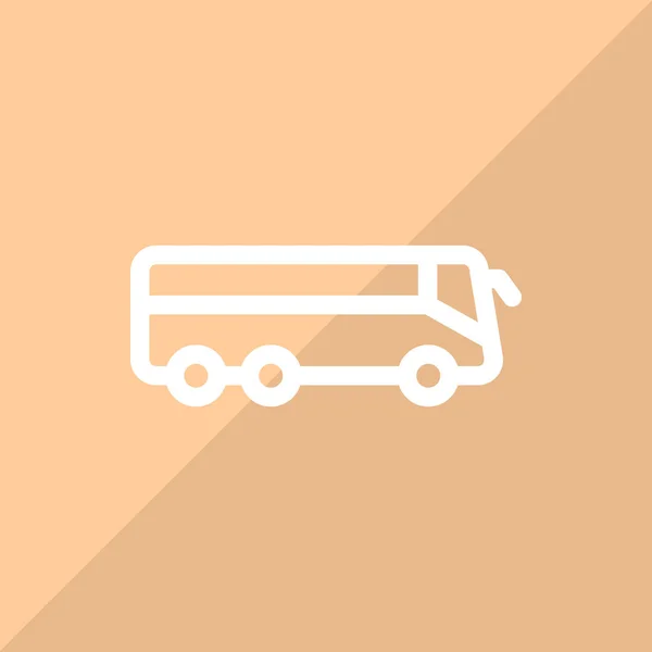 Icona Web Dell Autobus Illustrazione Vettoriale — Vettoriale Stock