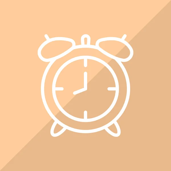 Clock Web Icon Vector Illustration — Stock Vector