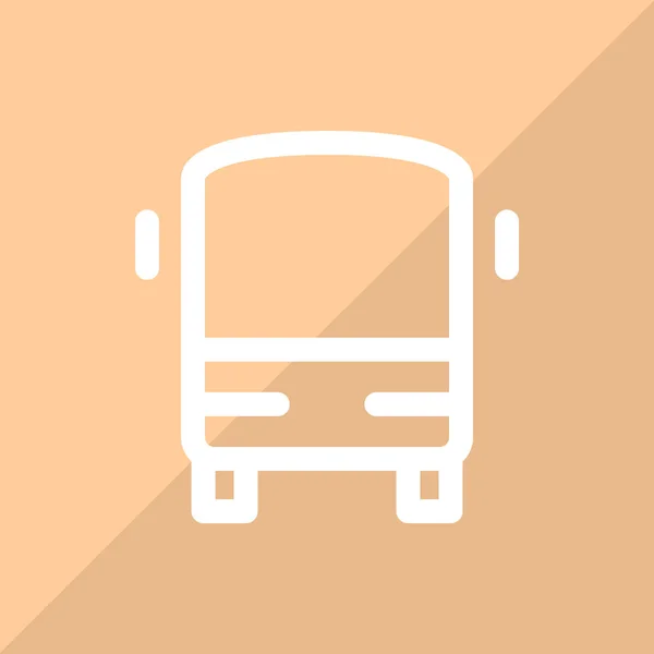 Иконка Автобуса Векторная Иллюстрация — стоковый вектор