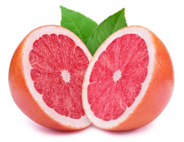 İzole greyfurt yarısı