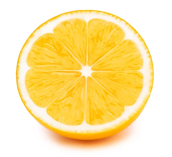 Half of lemon isolated — Stock Photo, Image