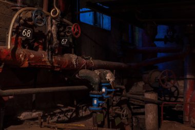 Kontrol merkezi kazan dairesi içinde