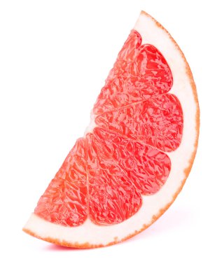 Greyfurt meyve dilim beyaz izole