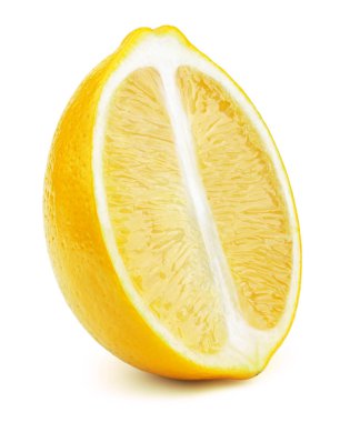 Lemonfruit dilim izole yarısı