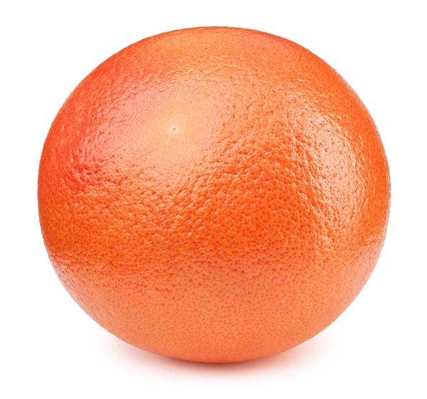Цілий апельсиновий грейпфрут ізольований на білому — стокове фото
