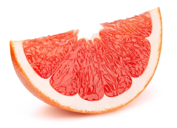 Greyfurt meyve dilim beyaz izole