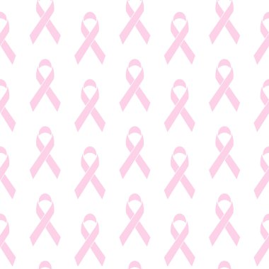 Meme Kanseri Bilinçlendirme pembe geometrik şerit ile Seamless Modeli.