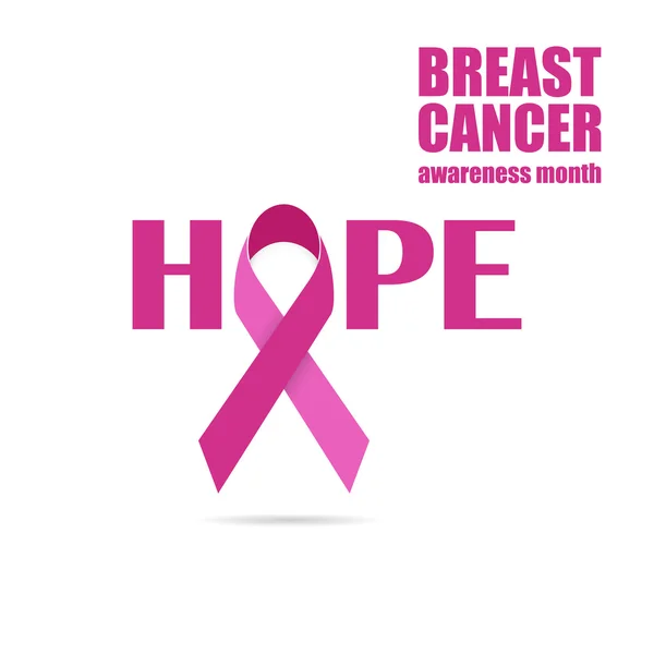 Meme Kanseri Bilinçlendirme pembe geometrik şerit. Umut.