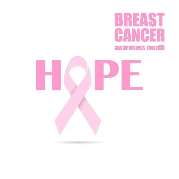 Meme Kanseri Bilinçlendirme pembe geometrik şerit. Umut.