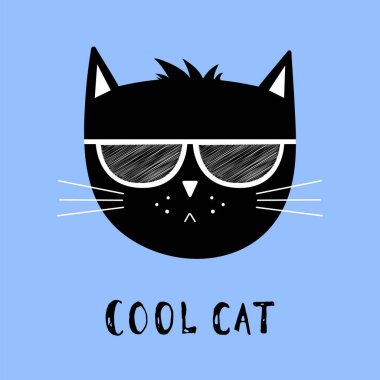 şirin kedi vektörü. 