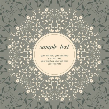 çiçek desenli davetiyeli 