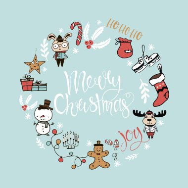 Kış tatil tasarım.