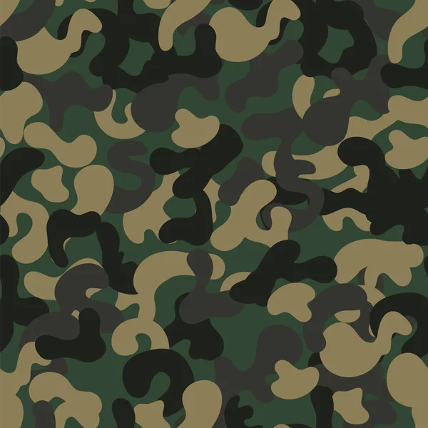 Fashionable camouflage pattern, vector illustration. — Stock Vector