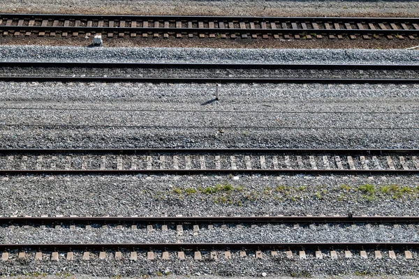 Visa Järnvägsspår — Stockfoto