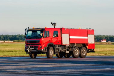 Havaalanı firetruck havaalanında