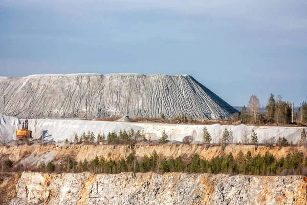 Déposer Sur Une Carrière Calcaire — Photo