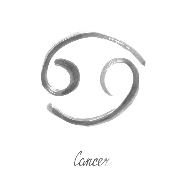 Abstrakta illustrationen av stjärntecken Cancer. — Stockfoto