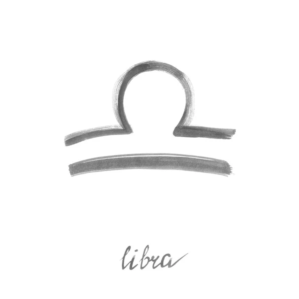 Ilustración abstracta del signo del zodíaco Libra — Foto de Stock