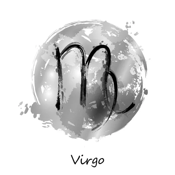 Ilustración abstracta del signo del zodíaco Virgo . — Vector de stock