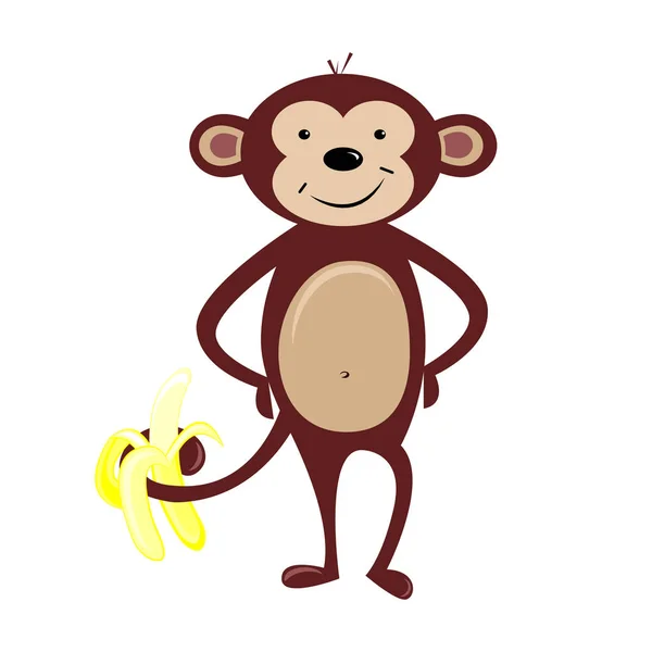 Vektor abstrakte Illustration von Affen. — Stockvektor