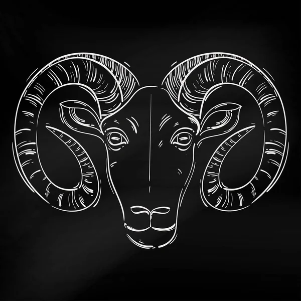 Bir RAM soyut illüstrasyon vektör. 