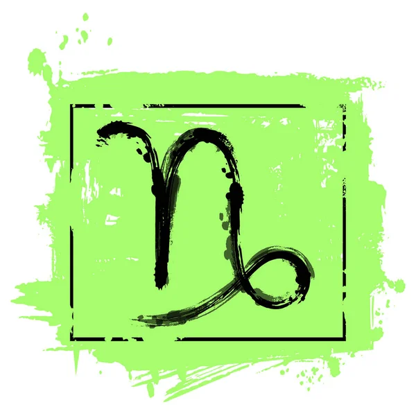 Абстрактная иллюстрация знака зодиака Козерог — стоковый вектор