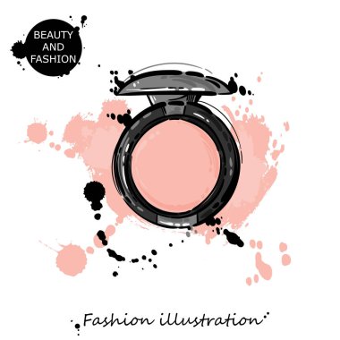 Göz farı ile soyut illüstrasyon vektör.