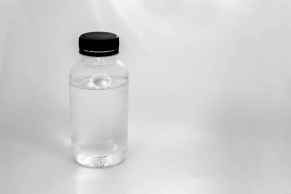 Jar Liquid White Background — Stock Photo, Image