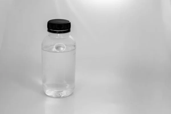 Jar Liquid White Background — Stock Photo, Image