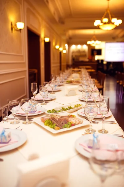 Good Served Table Restaurant — Stock Photo, Image