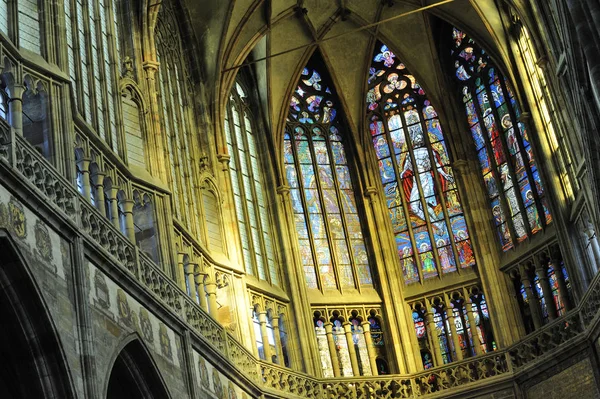 Glasfenster Der Kirche — Stockfoto