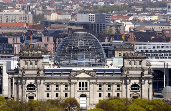 Berlín Alemania Bundestag Cúpula Cristal Bundestag —  Fotos de Stock