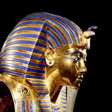 Egypt, Egyptian Mask of pharaoh Tutankhamun