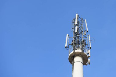 anten kulesi, telekomünikasyon, cep telefonu, mavi gökyüzü arka planı