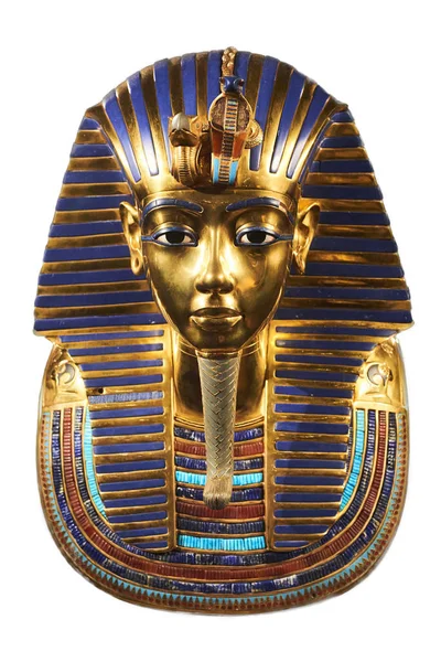 Golden Bronze King Tut Mask Mask Tutankhamun — 图库照片