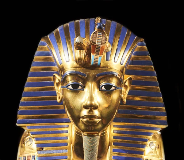 Golden Bronze King Tut Mask Mask Tutankhamun — 图库照片