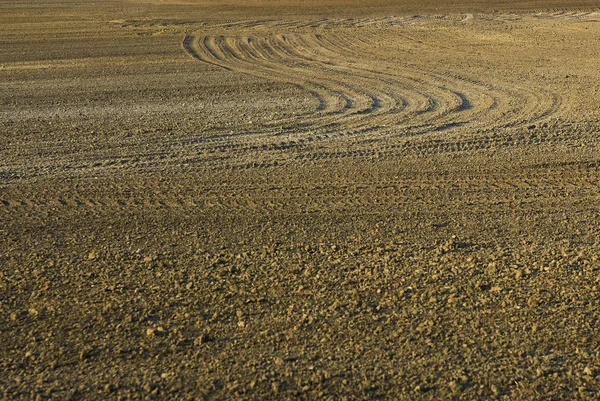 Countryside Agricultural Field Ground Soil — Stockfoto