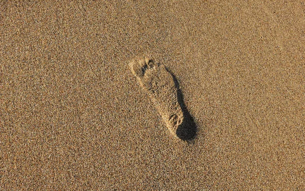 Superfície Praia Arenosa Passo Textura — Fotografia de Stock