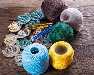 İrlandalı dantel örgü için güzel iplik