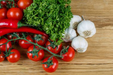 Organik gıda arka plan sebze 