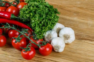 Organik gıda arka plan sebze 