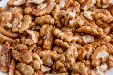 Walnuts shelled. Peeled Raw Walnuts. Fresh organic Nuts. Raw nut