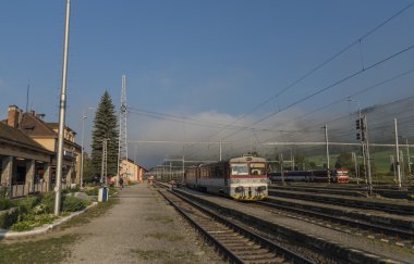 Yaz sabahı tren Slovakya