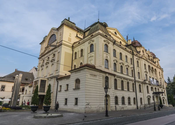 Старые здания на главной площади Кошице — стоковое фото