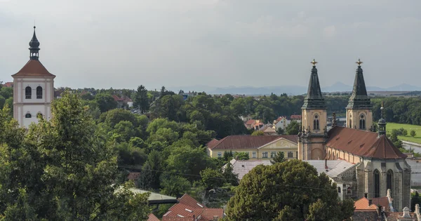 Roudnice nad Labem town in summer day — Stock Photo, Image