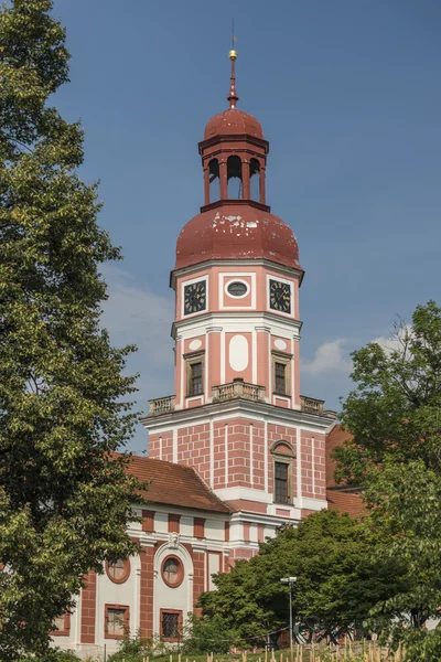 Roudnice nad Labem town in summer day — Stock Photo, Image