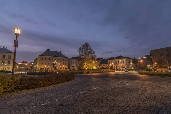 Ciudad de Krasna Lipa en el norte de Bohemia — Foto de Stock