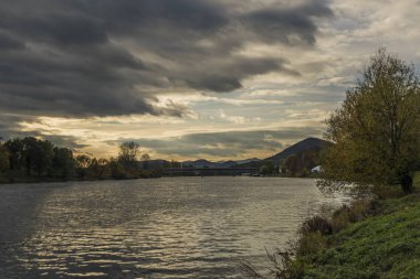 Nehir Labe Litomerice Town