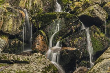 Creek yakınındaki Velky Stolpich şelale